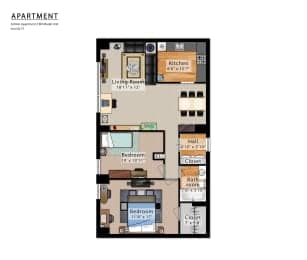 2 bed 1 bath at Ashton Heights Apartments, Suitland, MD