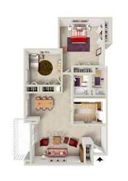 2 bed 1.5 bath at Charlestowne North Apartments, Maryland
