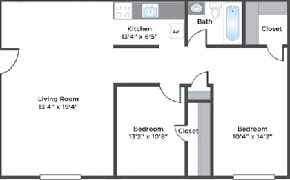 2 bedroom flat