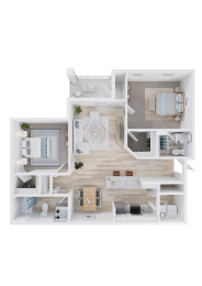 B1 Floor Plan at Hickory Falls, Villa Rica, georgia 30180