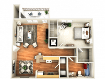 AZALEADELUXE Floor Plan at Peaks at Gainesville, Gainesville, GA, 30507