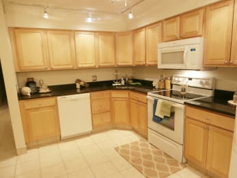 Modern Kitchen With Custom Cabinet at Summit Terrace, Maine