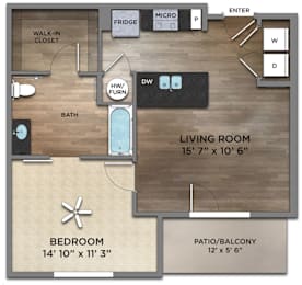 Hull Floor Plan at Century Baxter Avenue, Louisville, KY