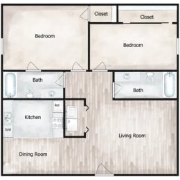 Earle Floor Plan at The Dylan, Murfreesboro Tennessee