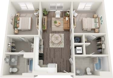 Belmont Floor Plan at Century Bridges, Virginia, 24016