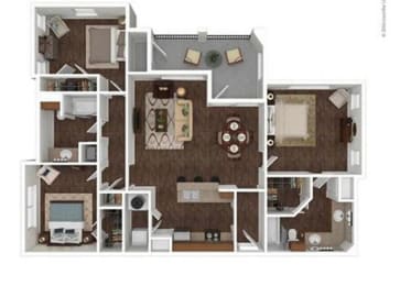 The Homestead Floor Plan at Reserves at 700, Texas, 79720