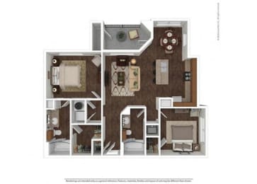 The Quarters Floor Plan at Reserves at 700, Big Spring