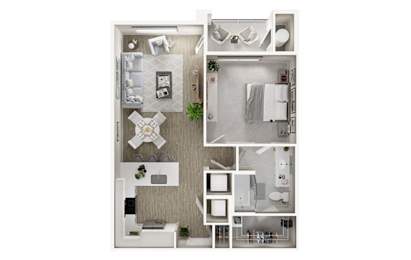 A2 Floor Plan at Lucent, Austin, Texas