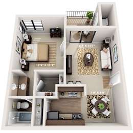 Pecan Floor Plan at Montecito, Austin, TX, 78741