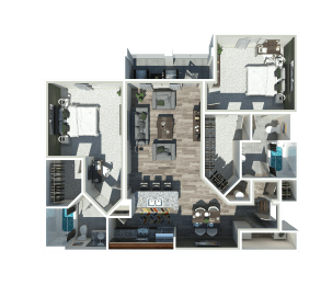 2 bed 2 bath at The Ridge at Chenal Valley, Arkansas, 72223