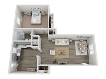 A1 Floorplan at Arbors at Smyrna, Georgia
