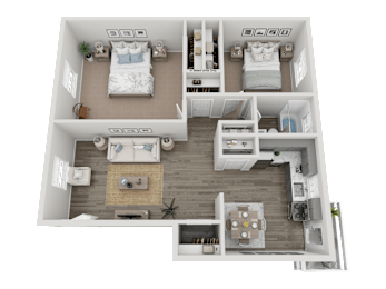 B1 Floorplan at Arbors at Smyrna, Smyrna, GA, 30080