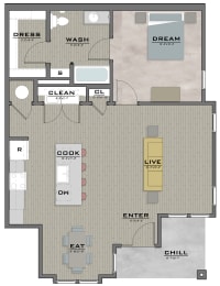 A2 Floor Plan at The Livano North Charleston, South Carolina, 29420