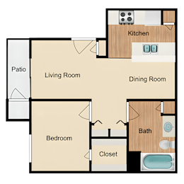 Cedarwood Floorplan at Normandy Woods, Houston, TX
