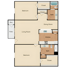 Maplewood Floorplan at Normandy Woods, Houston, 77015