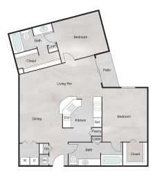 O Floor Plan at The Retreat at Steeplechase, Houston, TX