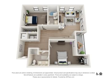 2K Floor Plan at The Baxly, Savannah, GA