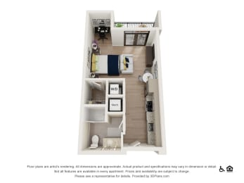 SK Floor Plan at The Baxly, Savannah, GA