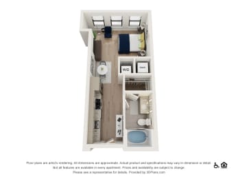 SL Floor Plan at The Baxly, Savannah, 31401