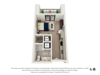 SM Floor Plan at The Baxly, Savannah, Georgia