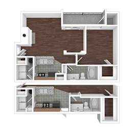 A5 Floor Plan at The Ambrose, Texas