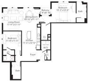  Floor Plan B8