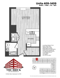  Floor Plan Studio - 531SF