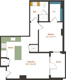 a blueprint of a floor plan of a house