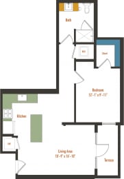 a blueprint of a floor plan of a house