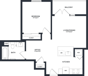 a blueprint of a floor plan of a building