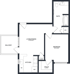 a blueprint of a floor plan of a house
