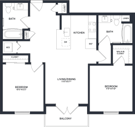 a blueprint of a floor plan of a house