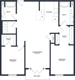 a schematic drawing of a floor plan of a house