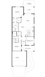Tidewater Floor Plan at Marisol, Bradenton 34211