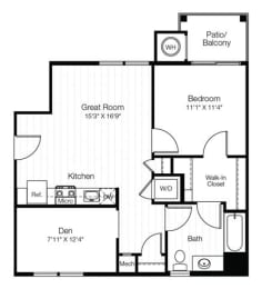 1 bedroom luxury apartment in Mineola NY