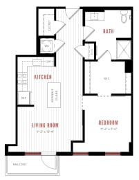 floor plan of the second level of the house including the living room and bedrooms