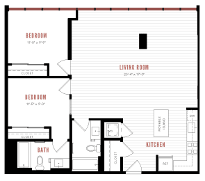 blueprint of a floor plan of a house
