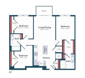 a floor plan of a house with two floors
