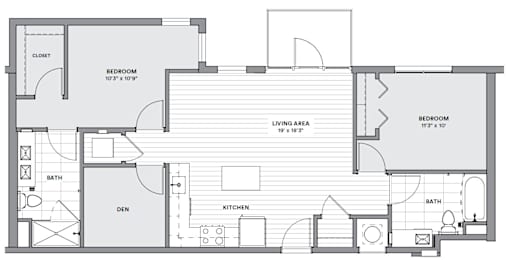  Floor Plan BD1