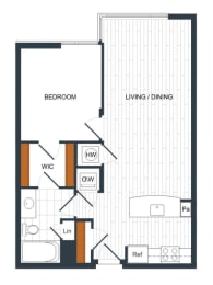 a schematic diagram of a floor plan of a house