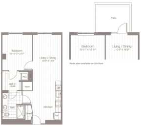 a blueprint of a floor plan of a house