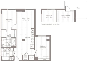 a blueprint of a floor plan of a house