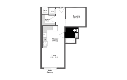 a floor plan of a house with asembly line