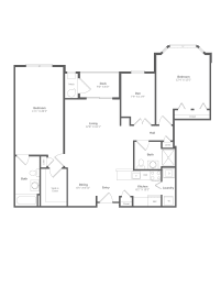the floor plan of the residence