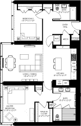 a floor plan of a house with different floors