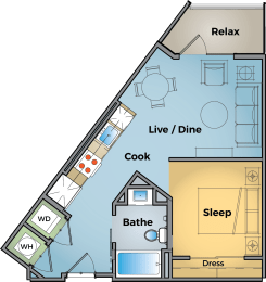  Floor Plan Urban Flat - S2
