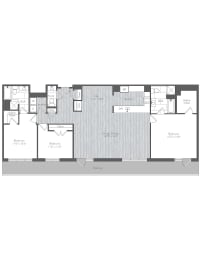3 Bedroom, 2.5 Bathroom 1,853sq ft