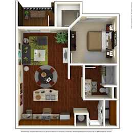 A3 Floor Plan at Terraces at Town Center, Jacksonville, 32256