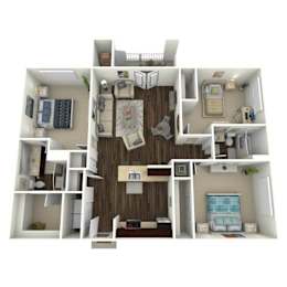 3x2 Clarendon at Concord Ridge Apartments, Concord