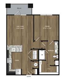 A2 789 SQ FT at Magnolia Grove Apartments, Texas